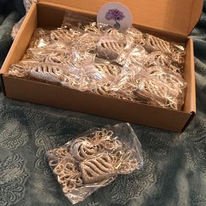 4” Silver Glitter Candy Ornaments — Christmas or Valentine’s